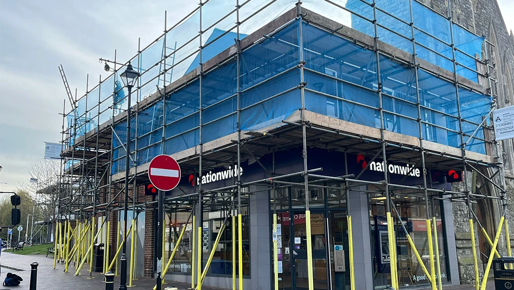 Scaffolding Services London Nationwide Building